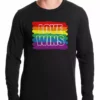 Bewild Say It Loud Rainbow Love Wins Gay Marriage Equality Thermal Shirt