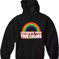 Bewild Positive Reinforcement Rainbow Pride Adult Hoodie