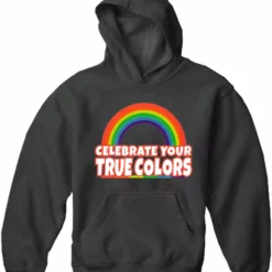 Bewild Positive Reinforcement Rainbow Pride Adult Hoodie