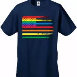 Bewild Say It Loud Rainbow Pride American Vintage Flag Men's T-Shirt
