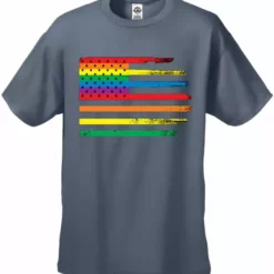 Bewild Say It Loud Rainbow Pride American Vintage Flag Men's T-Shirt
