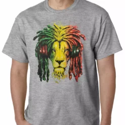 Bewild Cool Funny & Offensive Rasta Colored Lion Mens T-shirt 15 Bewild Cool Funny & Offensive Rasta Colored Lion Mens T-shirt