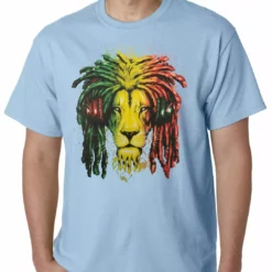Bewild Cool Funny & Offensive Rasta Colored Lion Mens T-shirt 16 Bewild Cool Funny & Offensive Rasta Colored Lion Mens T-shirt