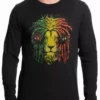 Bewild Rasta Colored Lion Thermal Shirt