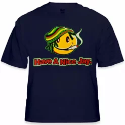 Bewild Rasta Smiley Tee - Have A Nice Jay T-Shirt