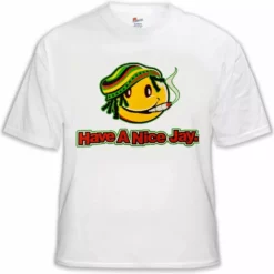 Bewild Rasta Smiley Tee - Have A Nice Jay T-Shirt