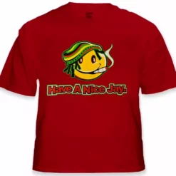 Bewild Rasta Smiley Tee - Have A Nice Jay T-Shirt