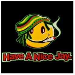Bewild Rasta Smiley Tee - Have A Nice Jay T-Shirt