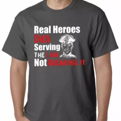 Bewild Real Heroes Mens T-shirt Positive Reinforcement 17 Bewild Real Heroes Mens T-shirt Positive Reinforcement