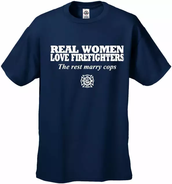 Bewild Real Women Love Firefighters Men's T- Shirt 5 Bewild Real Women Love Firefighters Men's T- Shirt