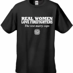 Bewild Real Women Love Firefighters Men's T- Shirt 18 Bewild Real Women Love Firefighters Men's T- Shirt