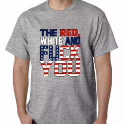 Bewild Red, White & F*ck You Mens T-shirt 10 Bewild Red, White & F*ck You Mens T-shirt