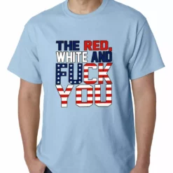 Bewild Red, White & F*ck You Mens T-shirt 11 Bewild Red, White & F*ck You Mens T-shirt