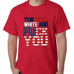 Bewild Red, White & F*ck You Mens T-shirt 12 Bewild Red, White & F*ck You Mens T-shirt