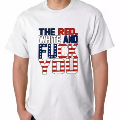 Bewild Red, White & F*ck You Mens T-shirt 14 Bewild Red, White & F*ck You Mens T-shirt