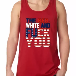 Bewild Red, White & F*ck You Tank Top 9 Bewild Red, White & F*ck You Tank Top