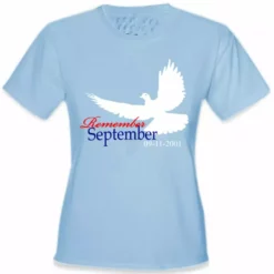 Bewild Remember September 9/11 Girl's Tee