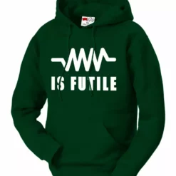 Bewild Famous Quotes And Sayings Resistance Is Futile Borg Adult Hoodie