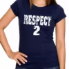 Bewild RESPECT 2 Jeter Baseball Girls T-shirt (Navy Blue) Sport Inspiration