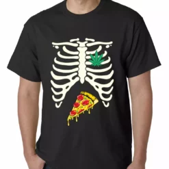 Bewild Rib Cage Munchies Mens T-shirt Cool Funny & Offensive