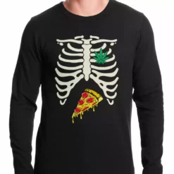 Bewild Rib Cage Munchies Thermal Shirt