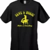 Bewild Ride A Cowboy Men's T-Shirt Cool Funny & Offensive