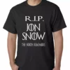 Bewild Comic Con & Gaming Clothing, Video Game RIP Jon Snow - The North Remembers Mens T-shirt