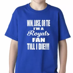 Bewild Royals Fan Till I Die Kids T-shirt
