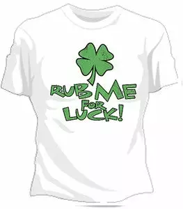 Bewild St.Patricks Day Rub Me For Luck Girls T-Shirt 5 Bewild St.Patricks Day Rub Me For Luck Girls T-Shirt