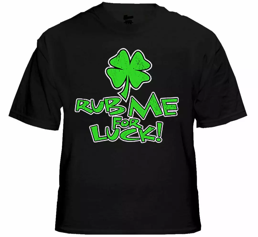 Bewild Rub Me For Luck Men's Irish T-Shirts 4 Bewild Rub Me For Luck Men's Irish T-Shirts