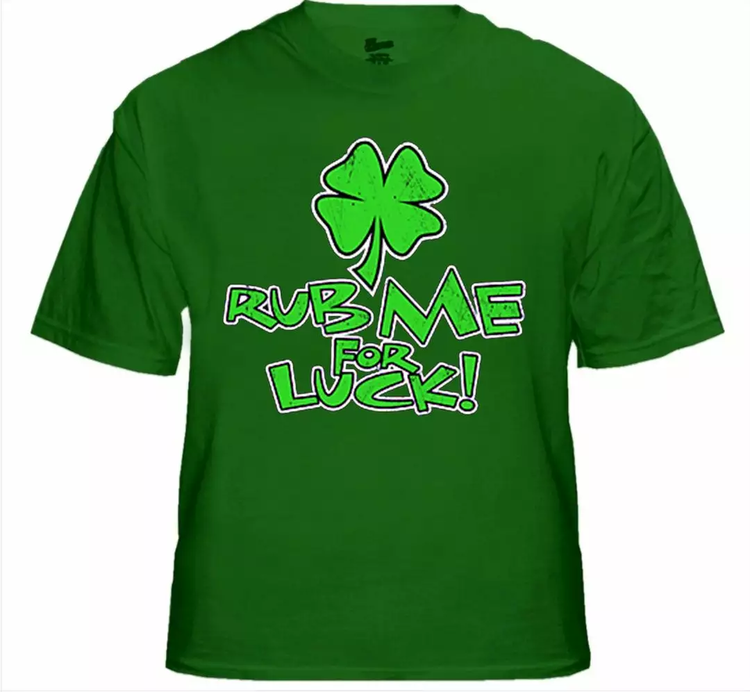 Bewild Rub Me For Luck Men's Irish T-Shirts 6 Bewild Rub Me For Luck Men's Irish T-Shirts