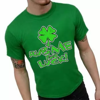 Bewild Rub Me For Luck Men's Irish T-Shirts 9 Bewild Rub Me For Luck Men's Irish T-Shirts