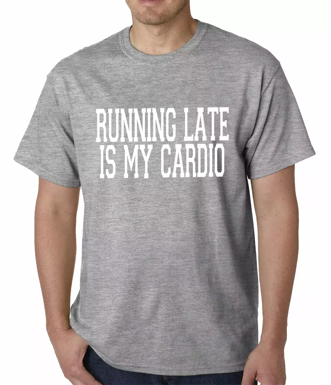 Bewild Running Late Is My Cardio Mens T-shirt Cool Funny & Offensive 7 Bewild Running Late Is My Cardio Mens T-shirt Cool Funny & Offensive