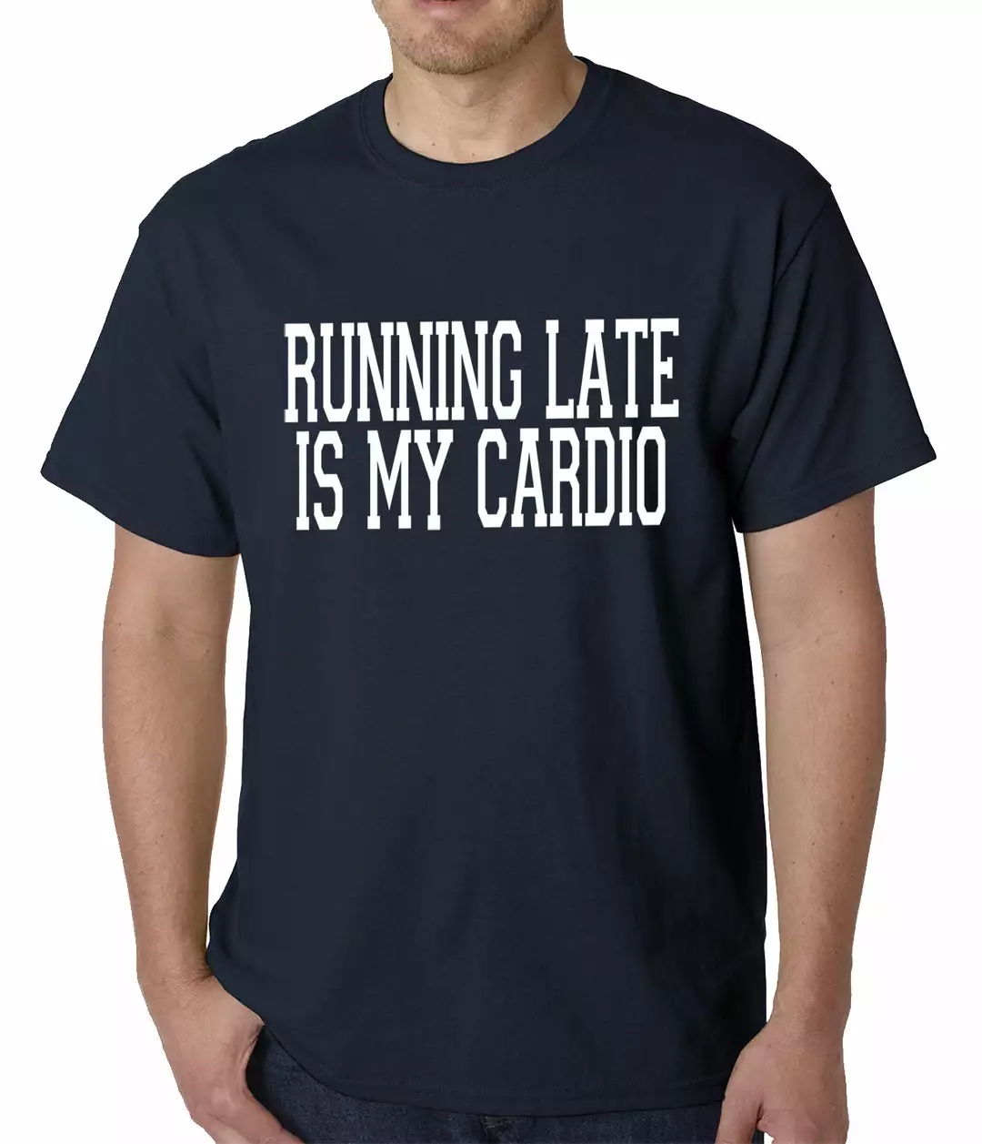 Bewild Running Late Is My Cardio Mens T-shirt Cool Funny & Offensive 10 Bewild Running Late Is My Cardio Mens T-shirt Cool Funny & Offensive