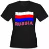 Bewild Russia Vintage Flag Girl's T-Shirt