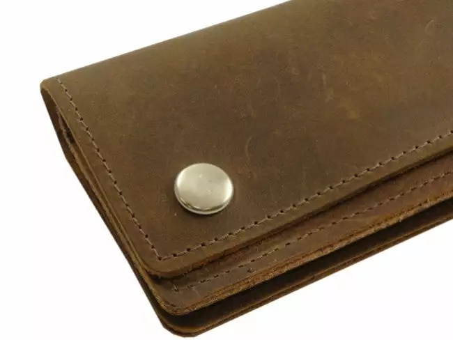 Bewild Wallets & Chains Rustic Brown Leather 6" Biker Chain Wallet 8 Bewild Wallets & Chains Rustic Brown Leather 6" Biker Chain Wallet