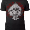 Bewild Ryder Supply Clothing - 3 Skulls Mens T-shirt (Black) 2 Bewild Ryder Supply Clothing - 3 Skulls Mens T-shirt (Black)