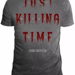 Bewild Ryder Supply Clothing - Cross Mens T-shirt (Charcoal Grey)