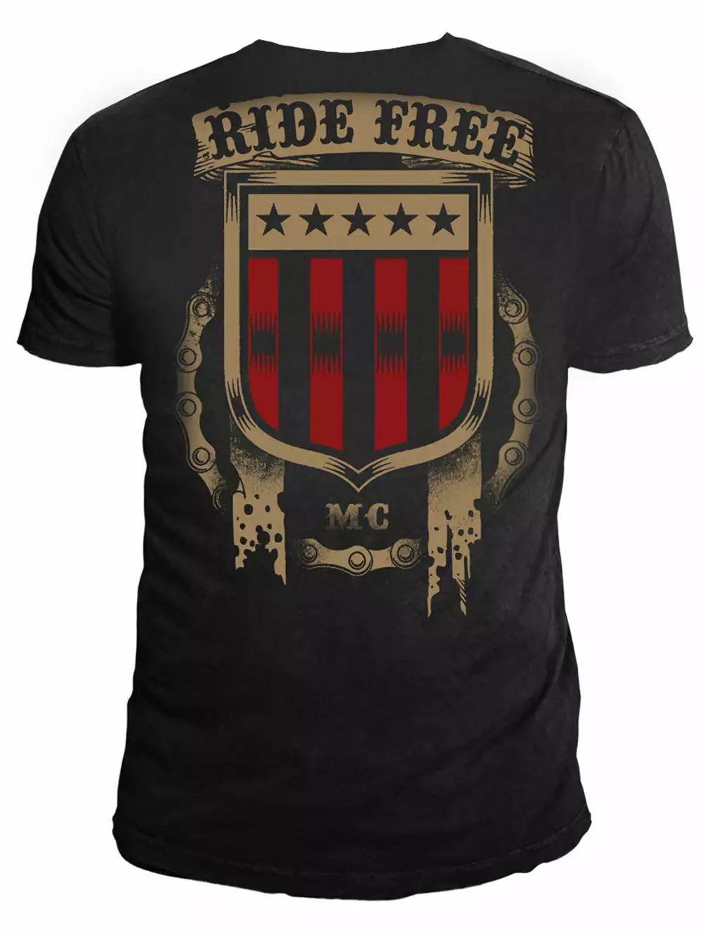 Bewild Ryder Supply Clothing - Eagle Mens T-shirt (Black) 4 Bewild Ryder Supply Clothing - Eagle Mens T-shirt (Black)
