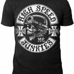 Bewild Ryder Supply Clothing - Junkies Mens T-shirt (Black)