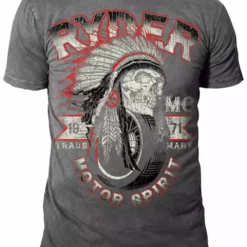 Bewild Ryder Supply Clothing - Navajo Mens T-shirt (Charcoal Grey)