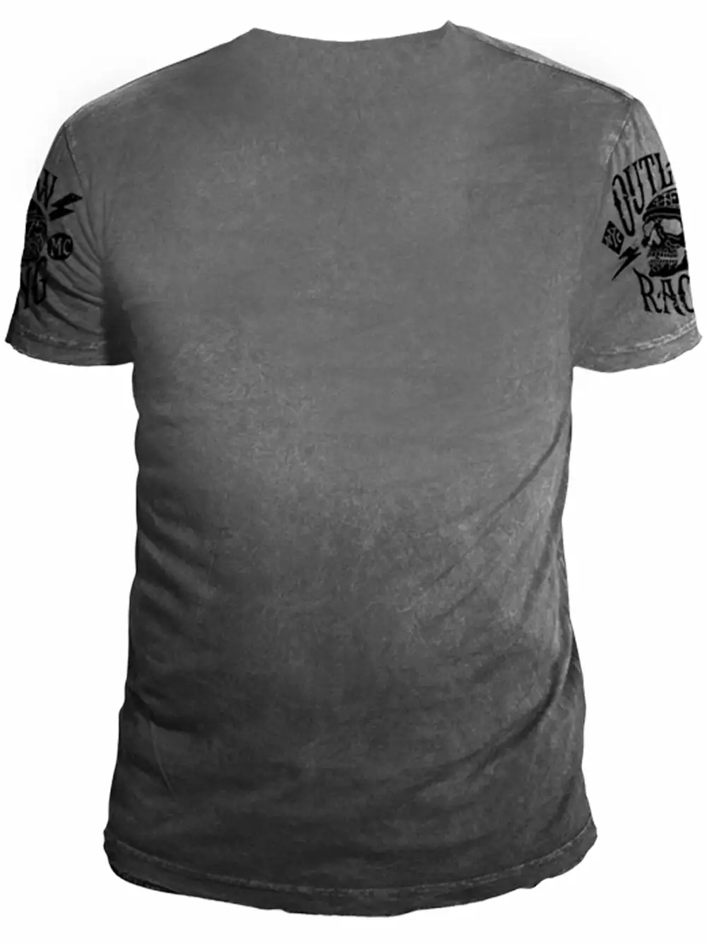 Bewild Ryder Supply Clothing - Outlaw Mens T-shirt (Charcoal Grey) 4 Bewild Ryder Supply Clothing - Outlaw Mens T-shirt (Charcoal Grey)