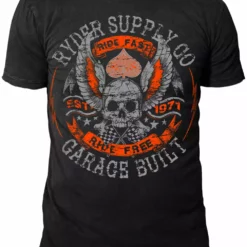 Bewild Ryder Supply Clothing - Rebels Mens T-shirt (Black)