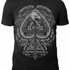 Bewild Ryder Supply Clothing - Spade Mens T-shirt (Black)