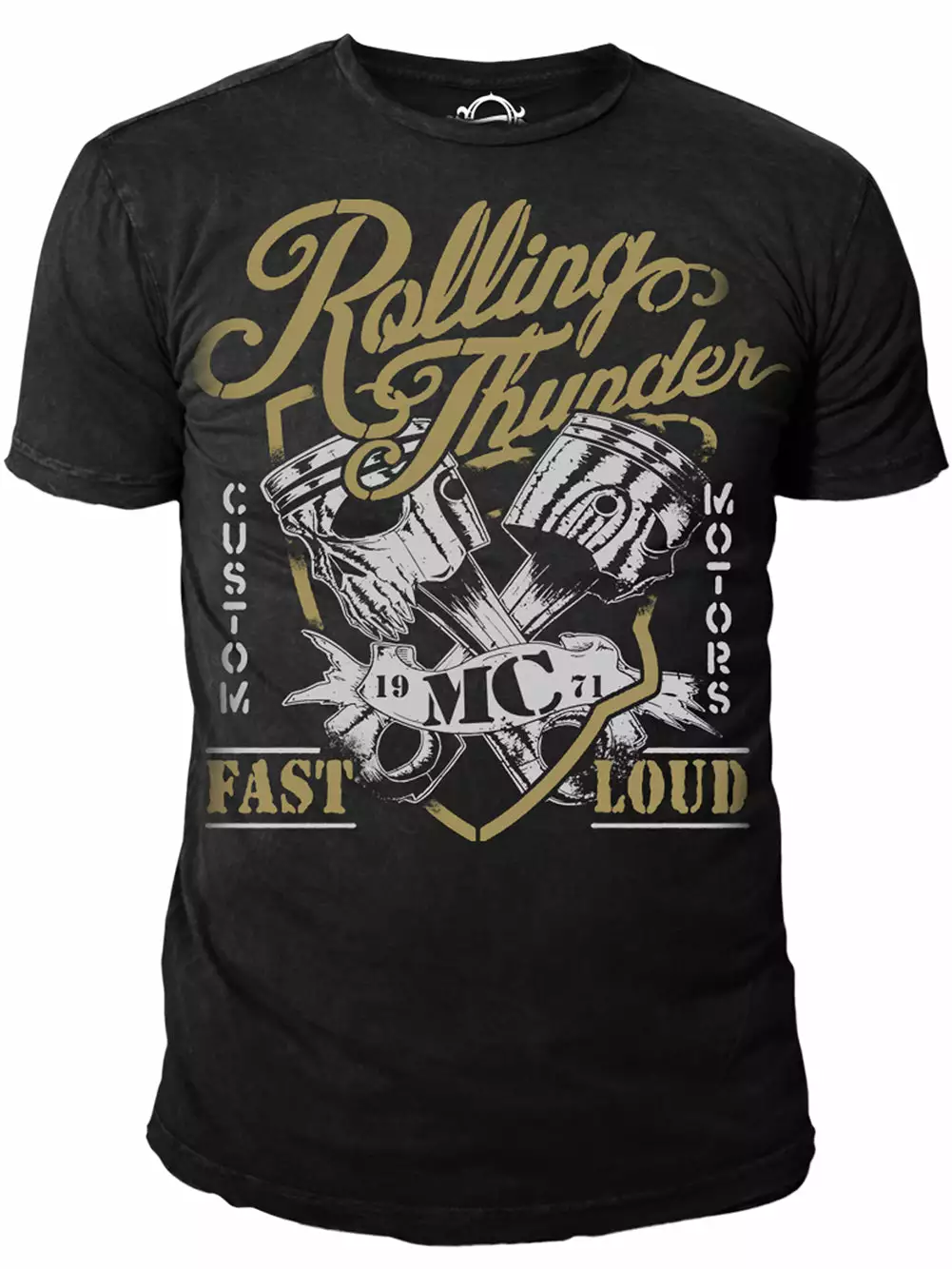 Bewild Ryder Supply Clothing - Thunder Mens T-shirt (Black) 3 Bewild Ryder Supply Clothing - Thunder Mens T-shirt (Black)