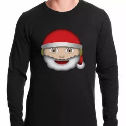 Bewild Santa Emoji Thermal Shirt 7 Bewild Santa Emoji Thermal Shirt