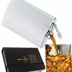 Bewild Flasks Secret Hidden Flask In A Bible