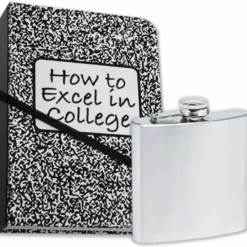 Bewild Secret Hidden Flask In A Marble Note Book