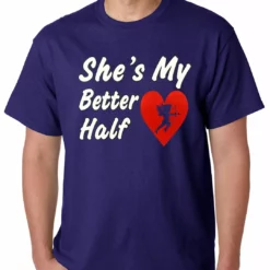 Bewild Men's T-Shirts She's My Better Half Mens T-shirt 20 Bewild Men's T-Shirts She's My Better Half Mens T-shirt