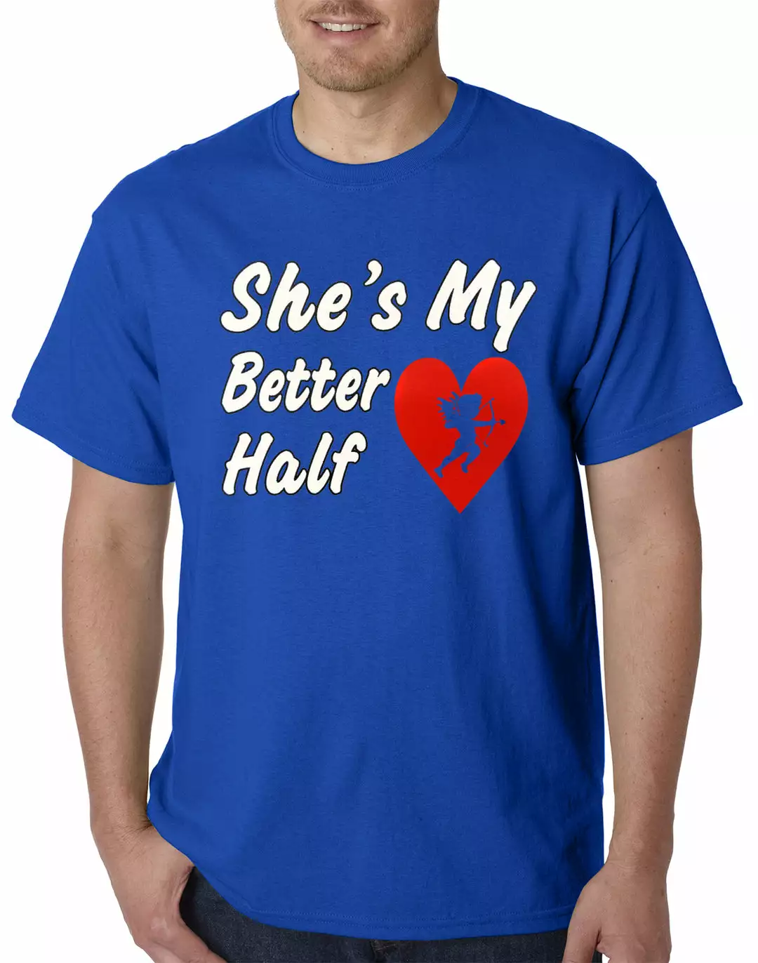 Bewild Men's T-Shirts She's My Better Half Mens T-shirt 12 Bewild Men's T-Shirts She's My Better Half Mens T-shirt
